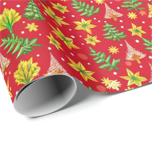 Weihnachtsmusterpapier Geschenkpapier
