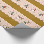 Weihnachtsmusterpapier Geschenkpapier (Ecke)