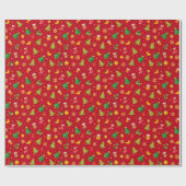 Weihnachtsmusterpapier Geschenkpapier (Flach)