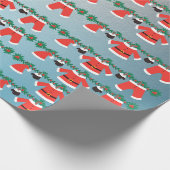 Weihnachtsmusterpapier Geschenkpapier (Ecke)