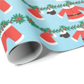 Weihnachtsmusterpapier Geschenkpapier (Rolleneckpunkt)