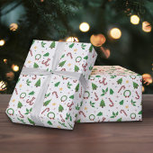 Weihnachtsmusterpapier Geschenkpapier