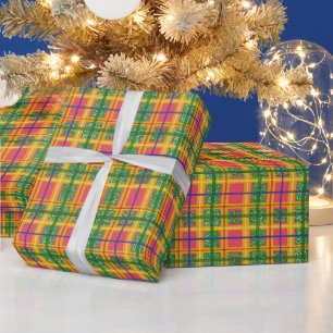 Weihnachtsmusterstapel Geschenkpapier