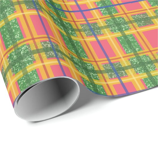 Weihnachtsmusterstapel Geschenkpapier (Rolleneckpunkt)