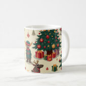 Weihnachtsmustertasse Kaffeetasse (VorderseiteRechts)