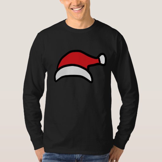 Weihnachtsmütze T-Shirt (Vorderseite)