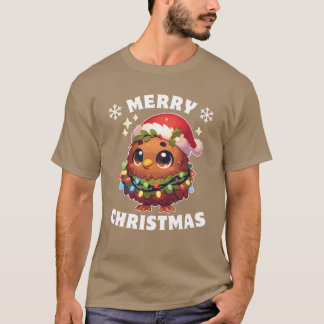 Weihnachtsmütze Weihnachts-Lichterfee Kiwi-Freunde T-Shirt