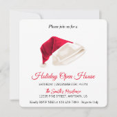 Weihnachtsmütze, Weihnachtsmagie Feiertagskarte (Vorderseite)