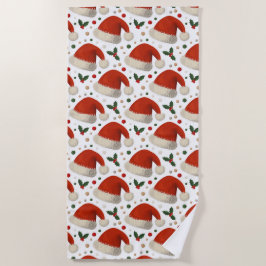 Weihnachtsmützen Strandtuch