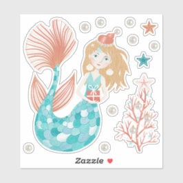 Weihnachtsmützensticker Aufkleber