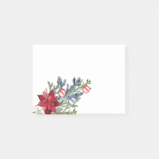 Weihnachtsnachrichten Post-it Klebezettel (Vorderseite)