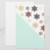 Weihnachtsnacht Briefpapier (Vorne/Hinten)