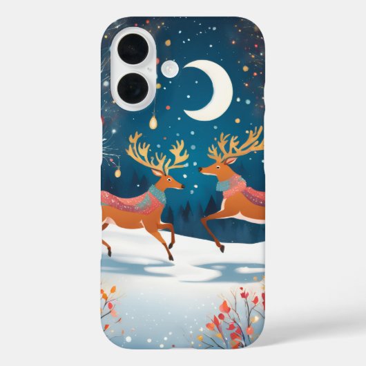 Weihnachtsnacht Case-Mate iPhone Hülle (Rückseite)