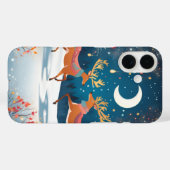 Weihnachtsnacht Case-Mate iPhone Hülle (Rückseite (Horizontal))