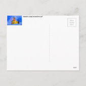 Weihnachtsnacht Feiertagspostkarte (Rückseite)