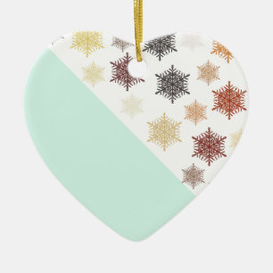 Weihnachtsnacht Keramikornament