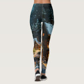 Weihnachtsnacht Leggings (Rückseite)