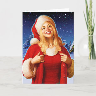 "Weihnachtsnacht" nahes hohes Feiertagskarte