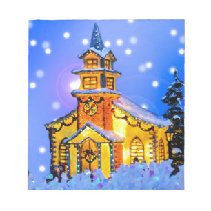 Weihnachtsnacht Notizblock