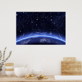 Weihnachtsnacht Poster (Küche)