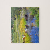 Weihnachtsnacht. Puzzle (Vertikal)