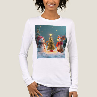 Weihnachtsnacht Tri-Blend shirt