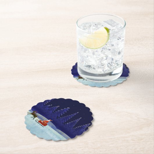 Weihnachtsnacht Untersetzer (Vor Ort)