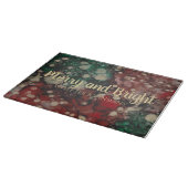 Weihnachtsnachtlichter Schneidebrett (Ecke)