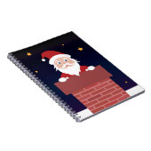 Weihnachtsnachtsabend am Kamin Notizblock (Rechte Seite)