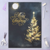 Weihnachtsnachtsbaum Seidenpapier (Basteln)