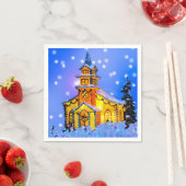 Weihnachtsnachtsbuch Napkin Serviette (Beispiel)