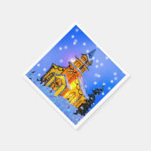 Weihnachtsnachtsbuch Napkin Serviette (Ecke)
