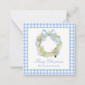 Weihnachtsnachtscreme Mitteilungskarte (Vorderseite)