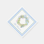 Weihnachtsnachtscreme Serviette (Ecke)