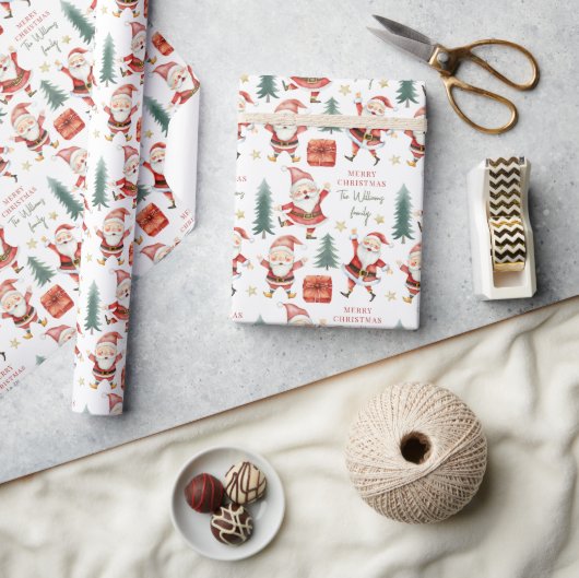 Weihnachtsnachtsgeschenk Geschenkpapier (Kunsthandwerk)