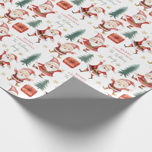 Weihnachtsnachtsgeschenk Geschenkpapier (Ecke)