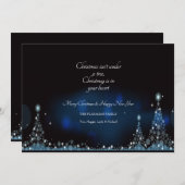 Weihnachtsnachtskarte Feiertagskarte (Vorne/Hinten)