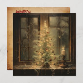 Weihnachtsnachtskarte Feiertagskarte (Vorne/Hinten)