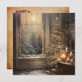 Weihnachtsnachtskarte Feiertagskarte (Vorne/Hinten)