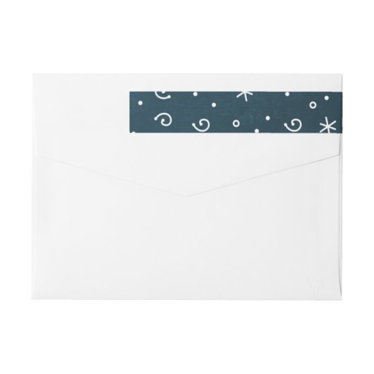 Weihnachtsnachtsmarke für gesegnete Weihnachtsfeie (Rückseite)