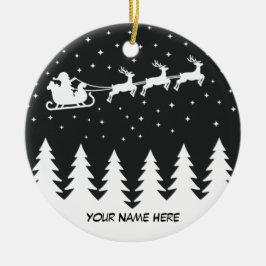 Weihnachtsnachtsmarkt Maßgeschneiderte Keramik Orn Ornament