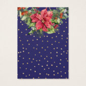 Weihnachtsnachtsnacht Blue Gold Earring Display Ca (Rückseite)