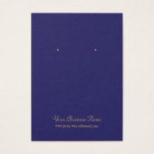 Weihnachtsnachtsnacht Blue Gold Earring Display Ca (Vorderseite)