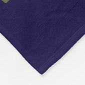 Weihnachtsnachtsnacht Fleecedecke (Ecke)