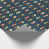 Weihnachtsnachtsnacht Geschenkpapier (Ecke)