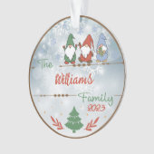 Weihnachtsnachtsnacht Ornament (Vorderseite)