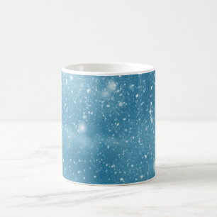 Weihnachtsnachtsnacht Schneefall Tasse