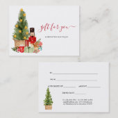 Weihnachtsnachtsnachtsgeschenk Rabattkarte (Vorne/Hinten)