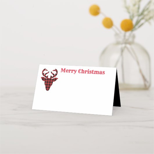 Weihnachtsnachtsnachtskarten Platzkarte (Vorderseite)