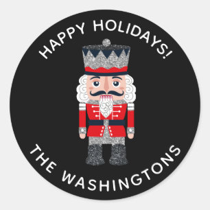 Weihnachtsnachtsnachtsnachtsnachtsnacht-Sticker Runder Aufkleber